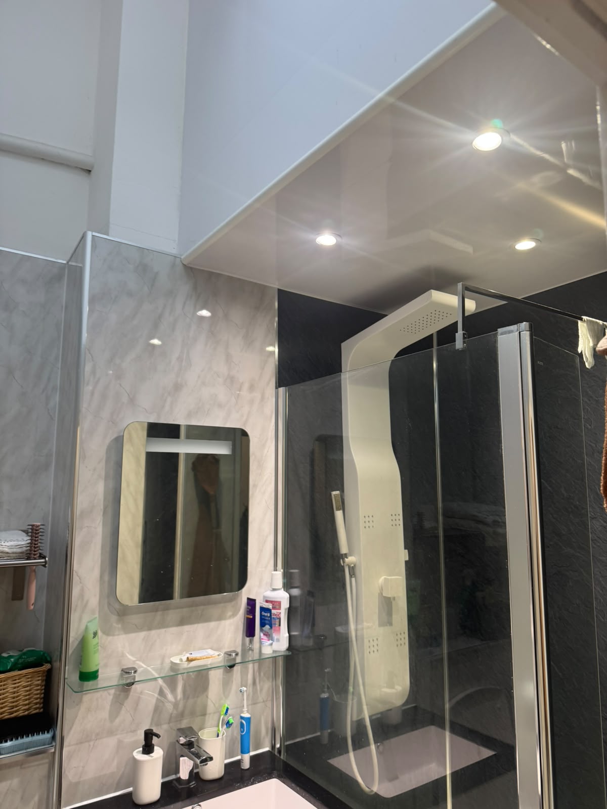 Kitchen and bathroom electrical installation by Electrust — sockets, downlights and extractors