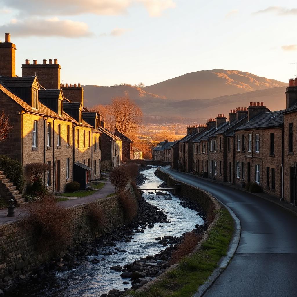 Balerno and Currie village along the Water of Leith — Electrust service area